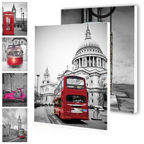 Printed canvas vintage british - canvas,