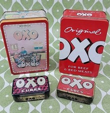 4 Vintage Oxo Cube Advertising