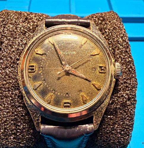 1957 bulova 17j men - bulova,