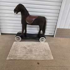 Childs antique wooden horse - antique,