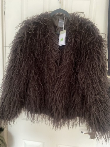 Mongolian faux fur brown - faux,