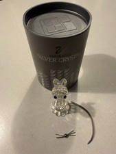 Swarovski Silver Crystal - Cat sitting up tall, Art.7634 nr.070, in original box