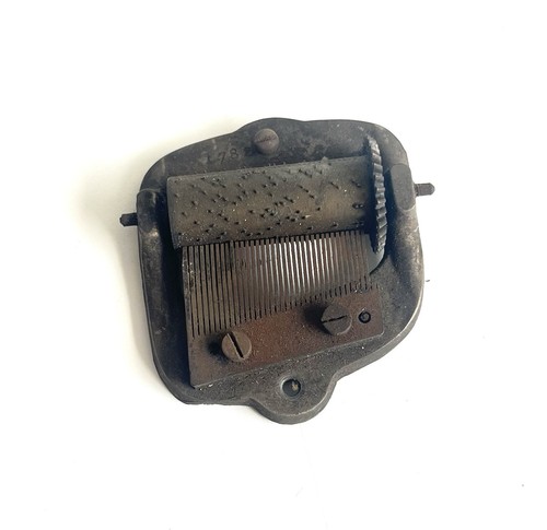 Antique music box movement - music,