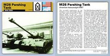 M26 Pershing Tank - 1944-45 - Weapons - WW2 Edito-Service SA 1977 Card