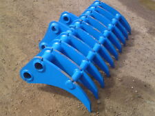 2 - 4 ton HD Excavator / mini digger  Landscaping rake HARDOX VAT INC !!!