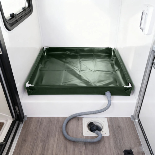 Portable foldable shower - shower, pan