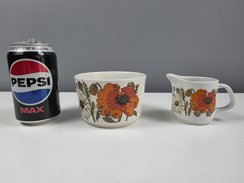 Meakin poppy pattern - x,