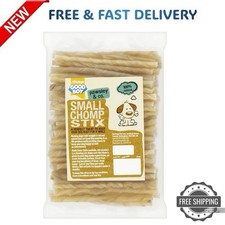 Good Boy Small Rawhide Chomp Sticks 100 Pack Natural Dog Chews Treats Hide Bones