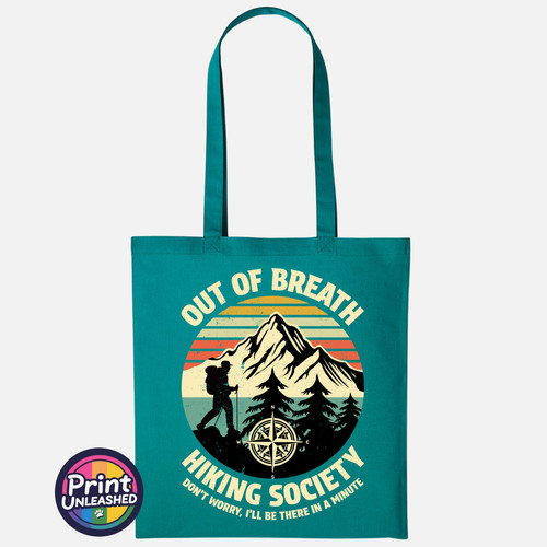 Hiking tote bag funny - bag,