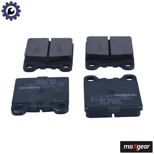 Brake pad set disc - pad,