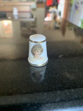 Princess Diana Bone China Royal Grafton 25th Birthday July 1st 1986 Thimble