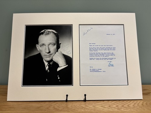 Bing crosby signed - bing, photo