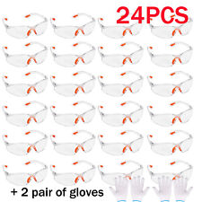 24 Clear Safety Goggles