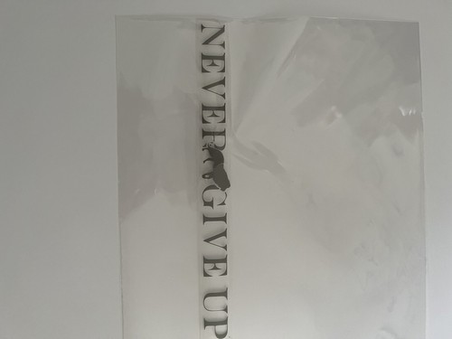 Never give htv - never, iron