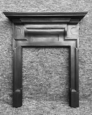 LARGE TALL VICTORIAN EDWARDIAN CAST IRON FIREPLACE FIRE WOODBURNER SURROUND