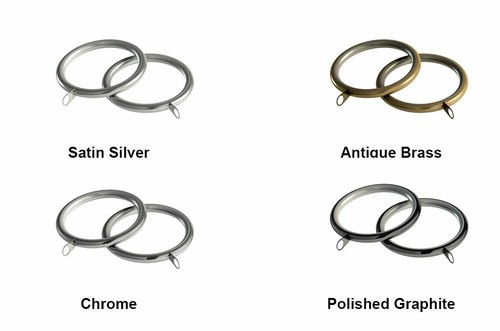 Curtain pole rings - curtain, for