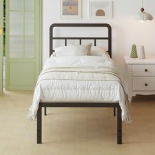 Lutown-Teen Black Single Bed