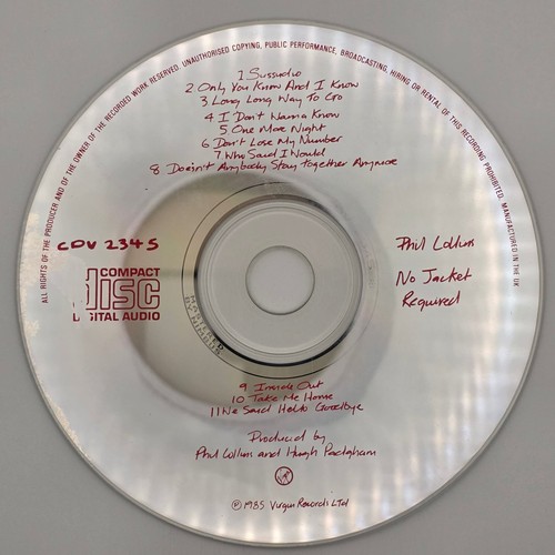 Phil collins no jacket - collins,