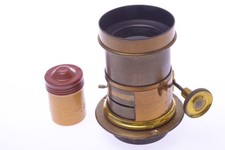 ✅ ANTIQUE PETZVAL BRASS LENS