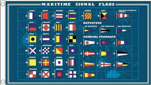Maritime nautical signal flags - signal,