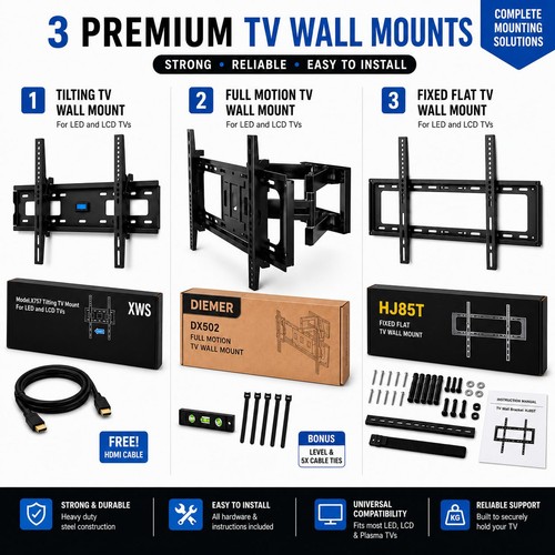 Bracket wall mount - tv,