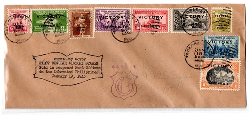 Stamps philippines 1945 - us,