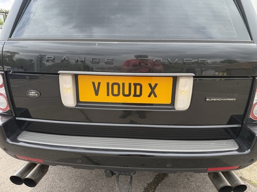 Personalised private reg - personalised,