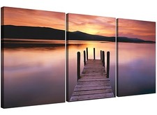 Cheap Lake Sunset Canvas