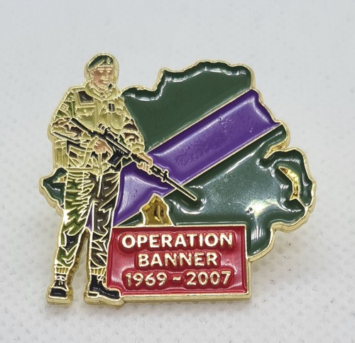 Operation banner enamel badge - banner,