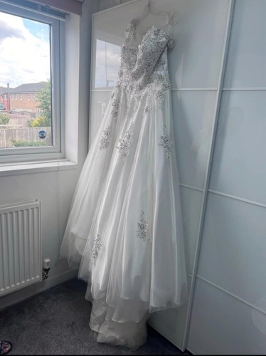 Ladies size wedding dress - size,