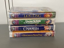 LOT OF 4 DISNEY VHS MOVIES NEW