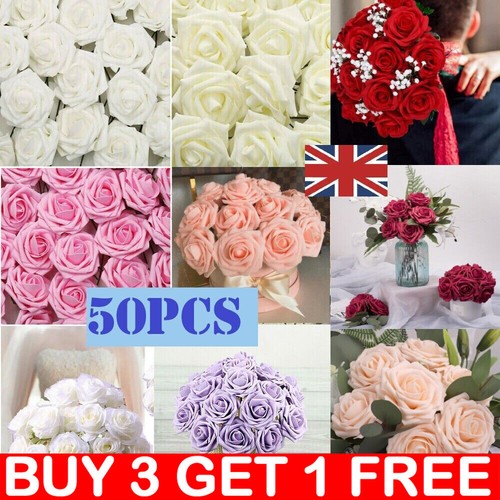 50pcs large artificial flowers - 50pcs,