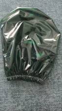 PVC u like Green Glass clear see through plastic pull on hood