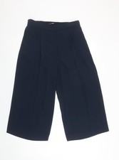Dunnes Women’s Navy Wide-Leg Culottes Trousers Size S