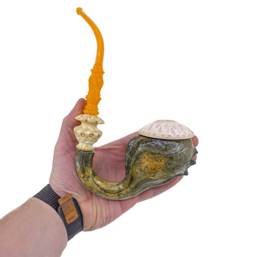 Handmade calabash pipe from - handmade,