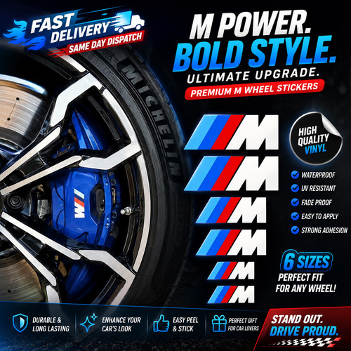 White bmw sport brake - m,
