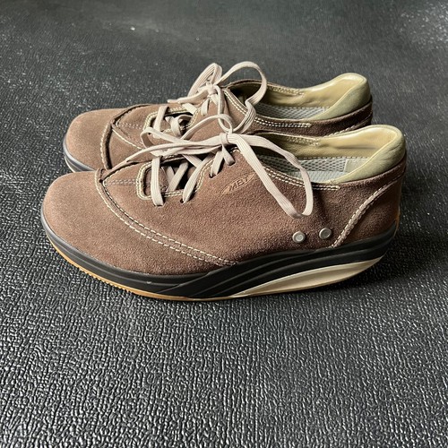Mbt brown suede rocker - suede, bottom