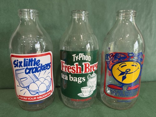 Vintage milk bottles inc - milk,
