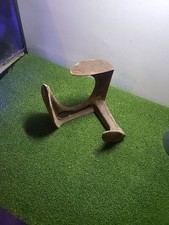 (3) VINTAGE ANTIQUE CAST IRON TRIPLE SHOE LAST ANVIL COBBLER DOOR/GATE STOP