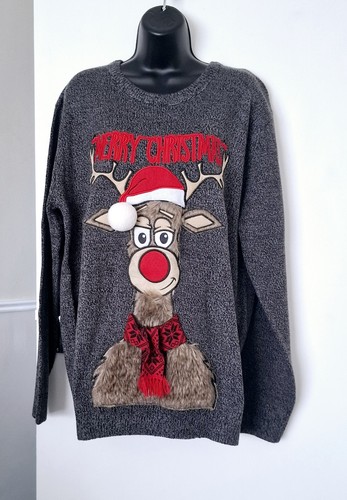 Next unisex grey reindeer pom - unisex,