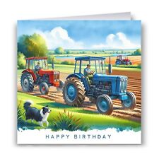 Tractor Birthday Card -