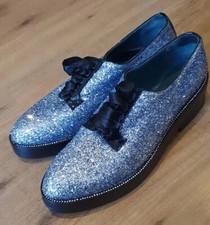 Sonia Rykiel 676318  Blue /Silver Glitter Ladies  Shoes Size EU38   UK5