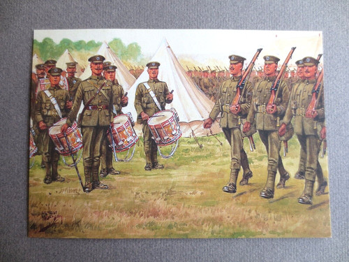 Postcard the essex - essex, regiment