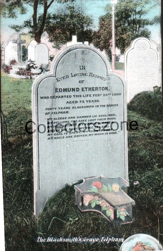 The blacksmiths grave - blacksmiths, felpham