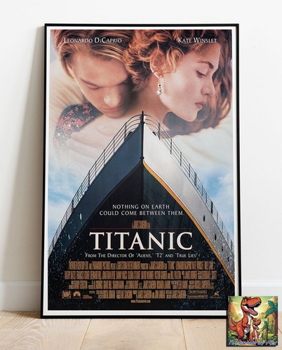 Titanic repro movie poster - titanic,