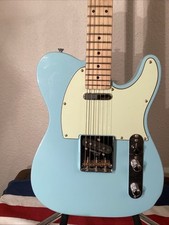 Electric Guitar Vintage Teli V75 Laguna blue  ￼