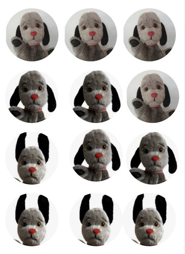 Sooty cupcake toppers 2 - x,