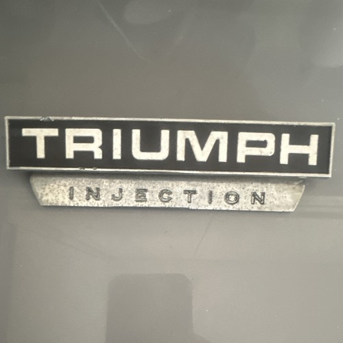 Triumph injection car badge - triumph,