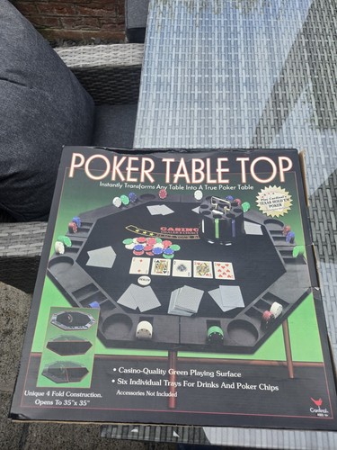 Poker table top rack - top,