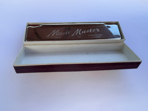 Music master boxed harmonica - music,